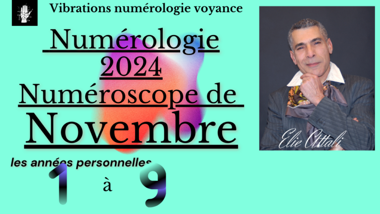 numeroscope de novembre